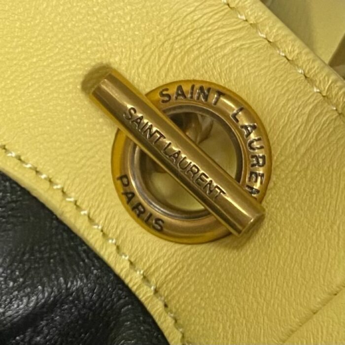 생로랑 램스킨 소재 JAMIE 미니 숄더 파우치 옐로우 859174 레플리카 미러급 SA급 S급 고퀄리티 최상급 하이엔드 가방 [여성] 6