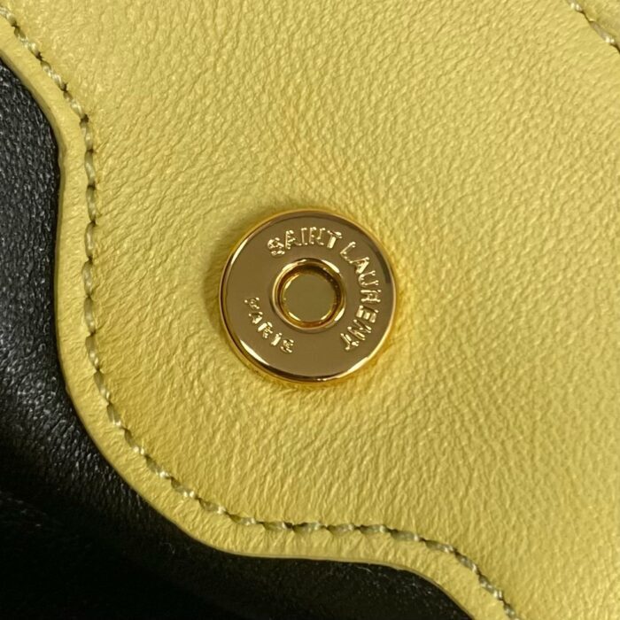 생로랑 램스킨 소재 JAMIE 미니 숄더 파우치 옐로우 859174 레플리카 미러급 SA급 S급 고퀄리티 최상급 하이엔드 가방 [여성] 8