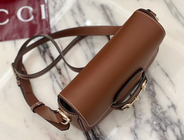 구찌 홀스빗 1955 미니 숄더백 브라운 815205 레플리카 미러급 SA급 S급 고퀄리티 최상급 하이엔드 가방 [여성] 5