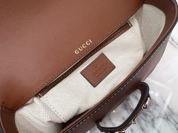 구찌 홀스빗 1955 미니 숄더백 브라운 815205 레플리카 미러급 SA급 S급 고퀄리티 최상급 하이엔드 가방 [여성] 3