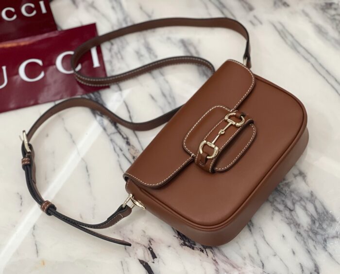 구찌 홀스빗 1955 미니 숄더백 브라운 815205 레플리카 미러급 SA급 S급 고퀄리티 최상급 하이엔드 가방 [여성] 7