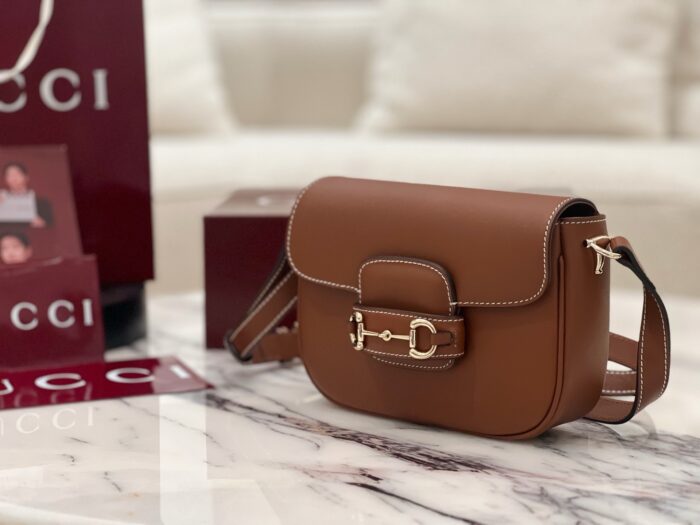 구찌 홀스빗 1955 미니 숄더백 브라운 815205 레플리카 미러급 SA급 S급 고퀄리티 최상급 하이엔드 가방 [여성] 4