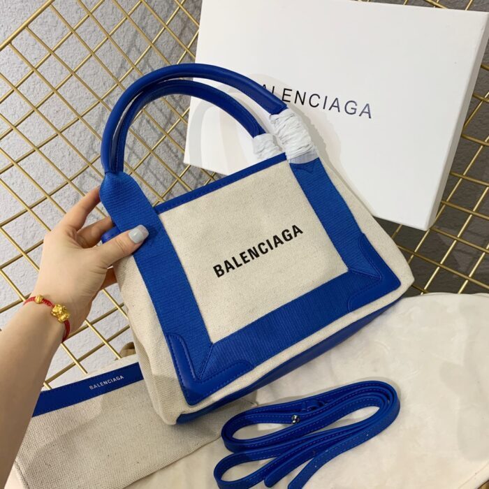 발렌시아가 캔버스 스몰 토트백 블루 레플리카 미러급 SA급 S급 고퀄리티 최상급 하이엔드 가방 [여성] 2
