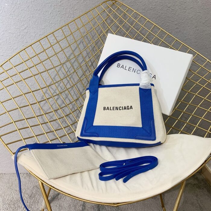 발렌시아가 캔버스 스몰 토트백 블루 레플리카 미러급 SA급 S급 고퀄리티 최상급 하이엔드 가방 [여성] 3