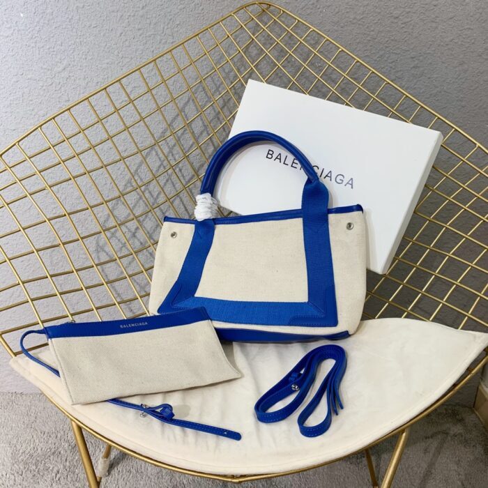 발렌시아가 캔버스 스몰 토트백 블루 레플리카 미러급 SA급 S급 고퀄리티 최상급 하이엔드 가방 [여성] 4