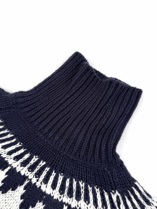 디올 DiorAlps 터틀넥 스웨터 니트 514S41A2011 네이비 레플리카 미러급 SA급 S급 고퀄리티 하이엔드 최상급 의류 [남성여성공용] 5