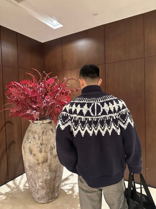 디올 DiorAlps 터틀넥 스웨터 니트 514S41A2011 네이비 레플리카 미러급 SA급 S급 고퀄리티 하이엔드 최상급 의류 [남성여성공용] 2