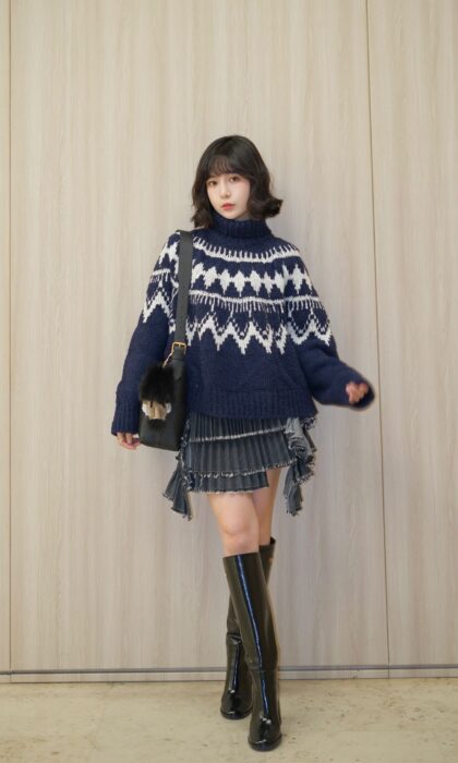 디올 DiorAlps 터틀넥 스웨터 니트 514S41A2011 네이비 레플리카 미러급 SA급 S급 고퀄리티 하이엔드 최상급 의류 [남성여성공용]