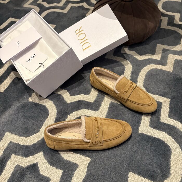 디올알프스 디올 보이 로퍼 스웨이드 카프스킨 카멜 여성용 레플리카 미러급 SA급 S급 고퀄리티 최상급 하이엔드 신발 [여성] 5