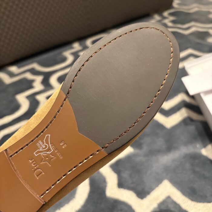 디올알프스 디올 보이 로퍼 스웨이드 카프스킨 카멜 여성용 레플리카 미러급 SA급 S급 고퀄리티 최상급 하이엔드 신발 [여성] 9