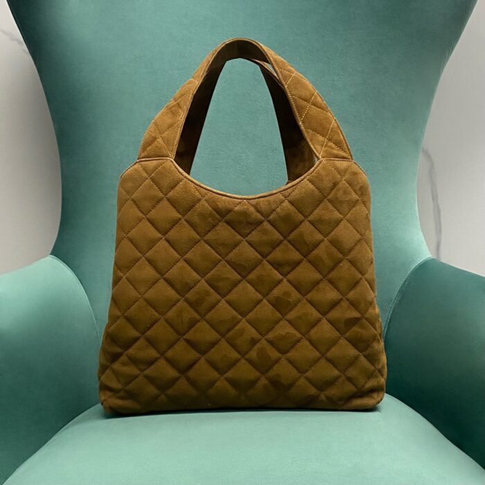 생로랑퀼팅 스웨이드 소재 ICARE 미디엄백 브라운 858191 레플리카 미러급 SA급 S급 고퀄리티 최상급 하이엔드 가방 [여성] 4