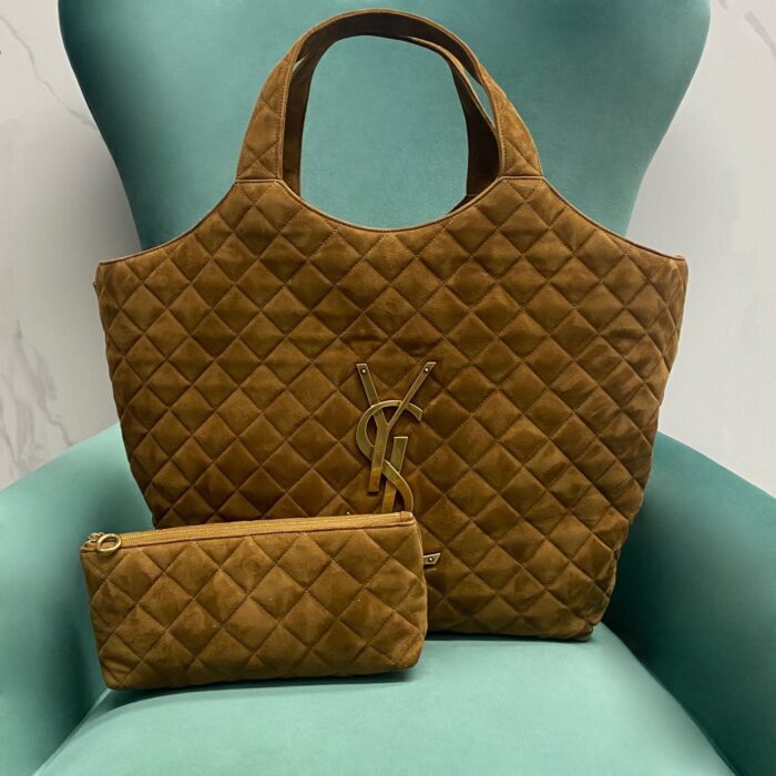 생로랑퀼팅 스웨이드 소재 ICARE 쇼퍼백 브라운 698651 레플리카 미러급 SA급 S급 고퀄리티 최상급 하이엔드 가방 [여성]