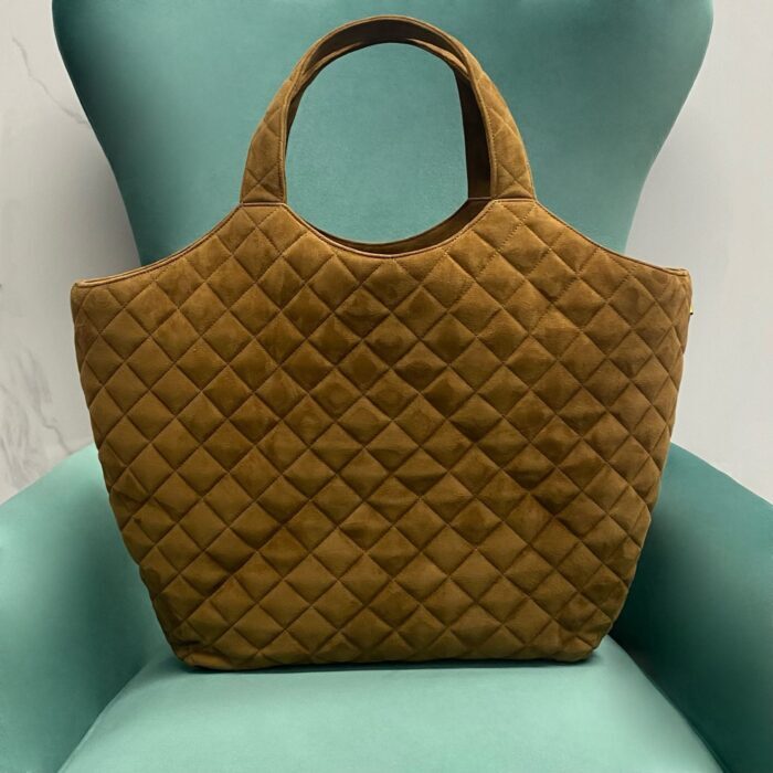 생로랑퀼팅 스웨이드 소재 ICARE 쇼퍼백 브라운 698651 레플리카 미러급 SA급 S급 고퀄리티 최상급 하이엔드 가방 [여성] 2