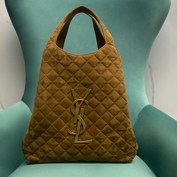 생로랑퀼팅 스웨이드 소재 ICARE 쇼퍼백 브라운 698651 레플리카 미러급 SA급 S급 고퀄리티 최상급 하이엔드 가방 [여성] 3