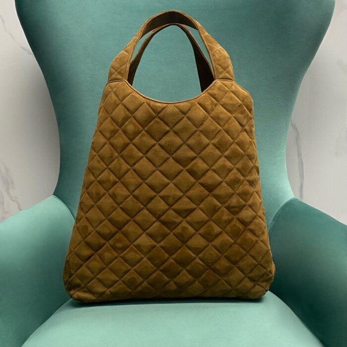 생로랑퀼팅 스웨이드 소재 ICARE 쇼퍼백 브라운 698651 레플리카 미러급 SA급 S급 고퀄리티 최상급 하이엔드 가방 [여성] 4