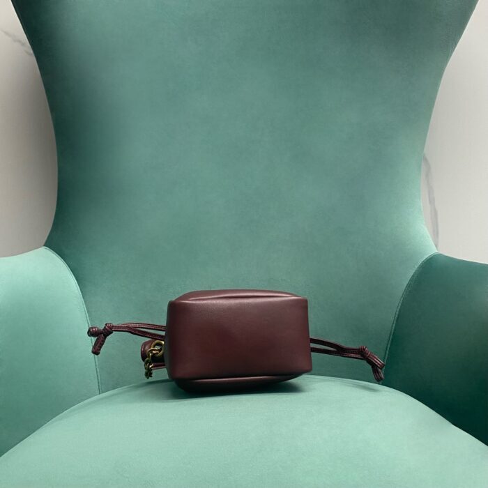 생로랑 램스킨 소재 JAMIE 미니 숄더 파우치 와인 859174 레플리카 미러급 SA급 S급 고퀄리티 최상급 하이엔드 가방 [여성] 5