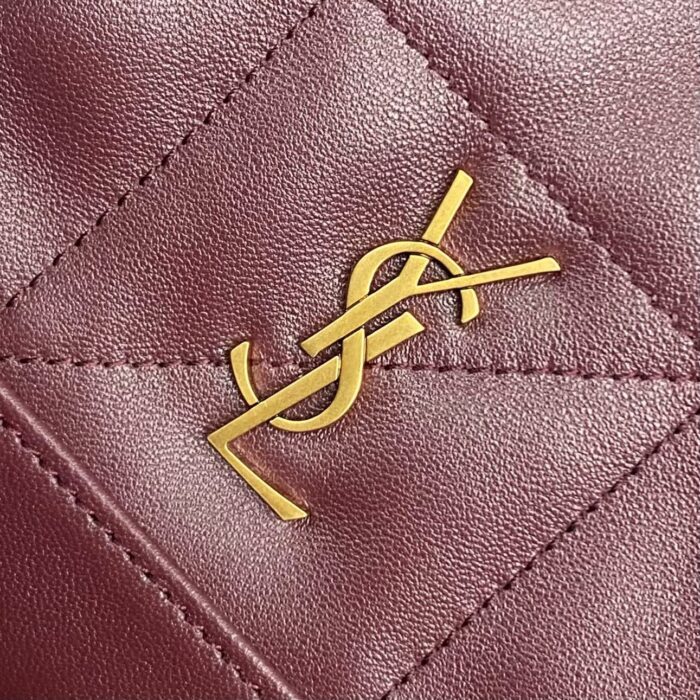 생로랑 램스킨 소재 JAMIE 미니 숄더 파우치 와인 859174 레플리카 미러급 SA급 S급 고퀄리티 최상급 하이엔드 가방 [여성] 6