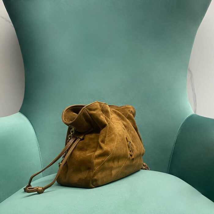 생로랑 스웨이드 소재 JAMIE 숄더 파우치 862712 브라운 레플리카 미러급 SA급 S급 고퀄리티 최상급 하이엔드 가방 [여성] 4