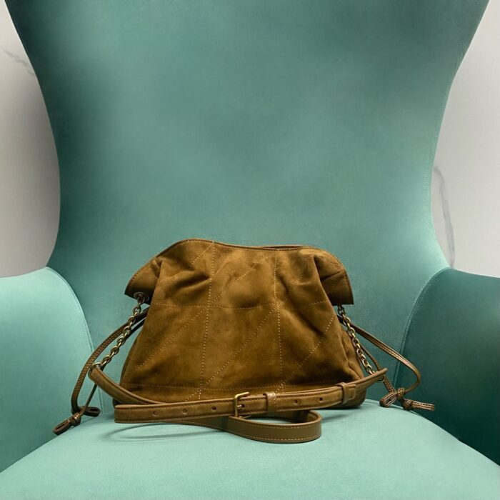 생로랑 스웨이드 소재 JAMIE 숄더 파우치 862712 브라운 레플리카 미러급 SA급 S급 고퀄리티 최상급 하이엔드 가방 [여성] 2