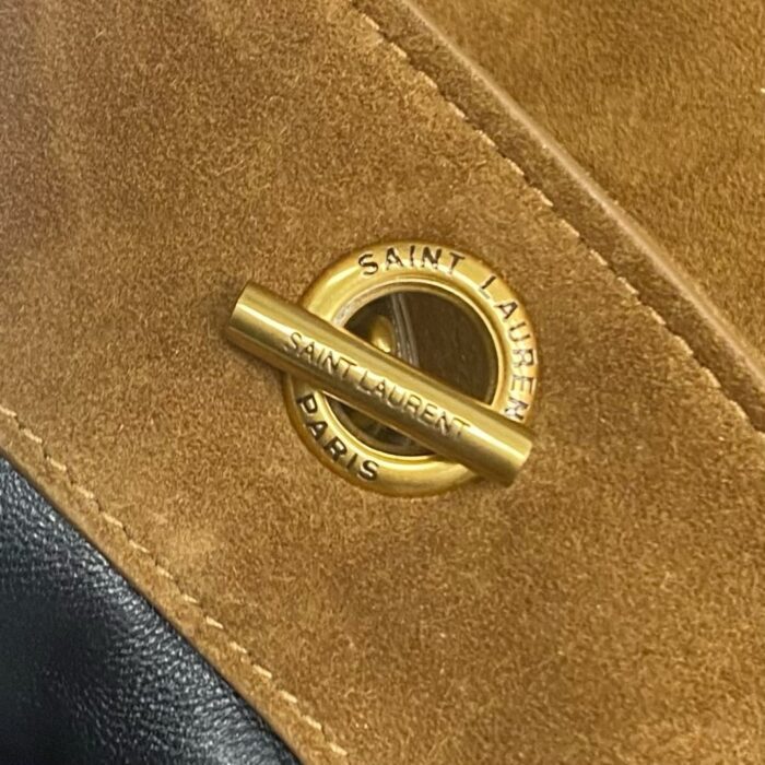 생로랑 스웨이드 소재 JAMIE 숄더 파우치 862712 브라운 레플리카 미러급 SA급 S급 고퀄리티 최상급 하이엔드 가방 [여성] 8