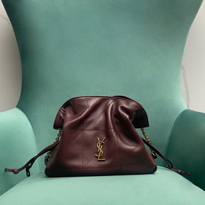 생로랑 램스킨 소재 JAMIE 숄더 파우치 862712 와인 레플리카 미러급 SA급 S급 고퀄리티 최상급 하이엔드 가방 [여성]