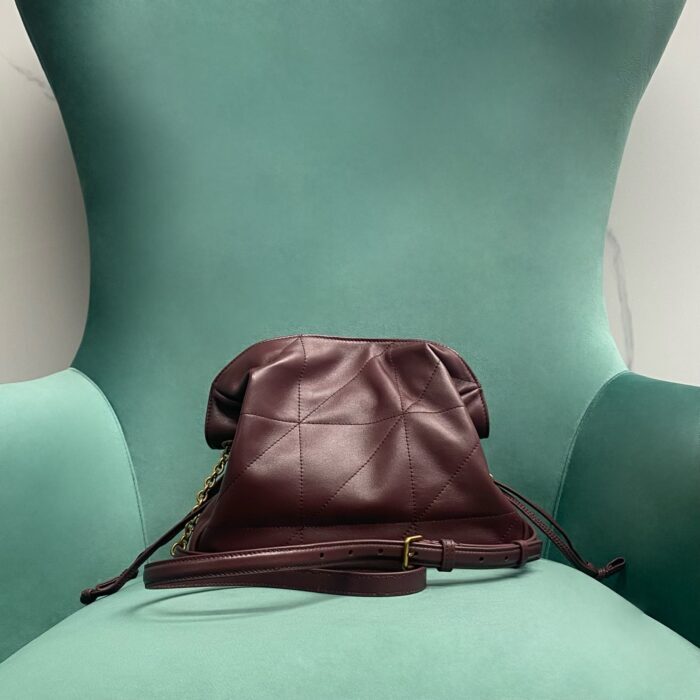 생로랑 램스킨 소재 JAMIE 숄더 파우치 862712 와인 레플리카 미러급 SA급 S급 고퀄리티 최상급 하이엔드 가방 [여성] 2