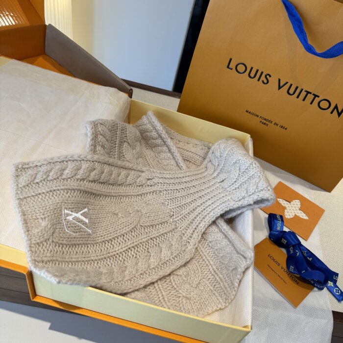 루이비통 온리 LV 미니 케이블 스카프 베이지 M96754 양털100% 레플리카 미러급 SA급 S급 고퀄리티 최상급 하이엔드 악세사리 [남성여성공용] 5