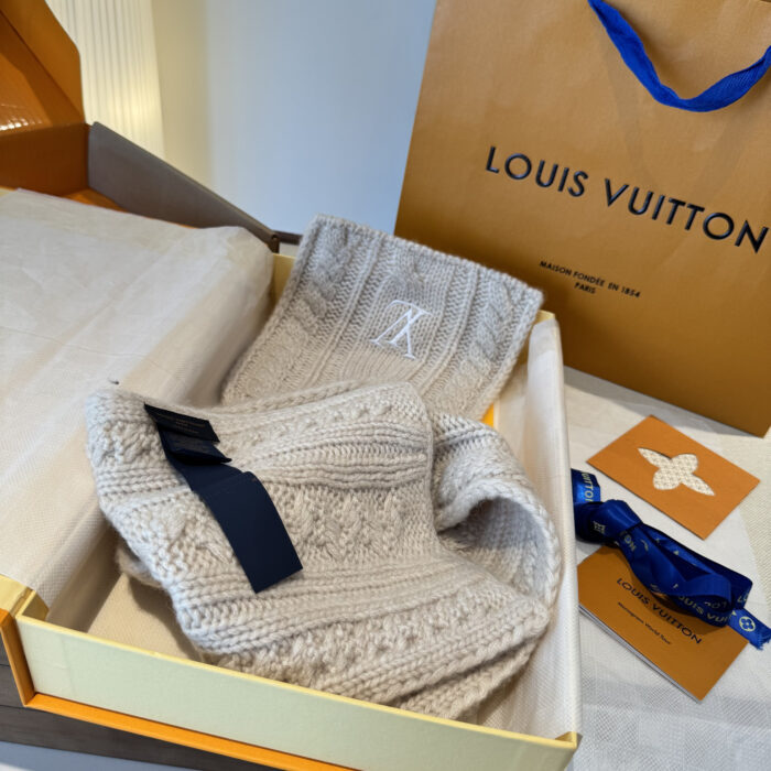 루이비통 온리 LV 미니 케이블 스카프 베이지 M96754 양털100% 레플리카 미러급 SA급 S급 고퀄리티 최상급 하이엔드 악세사리 [남성여성공용] 6