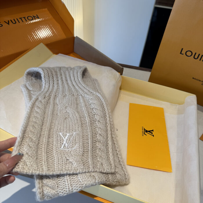 루이비통 온리 LV 미니 케이블 스카프 베이지 M96754 양털100% 레플리카 미러급 SA급 S급 고퀄리티 최상급 하이엔드 악세사리 [남성여성공용] 2