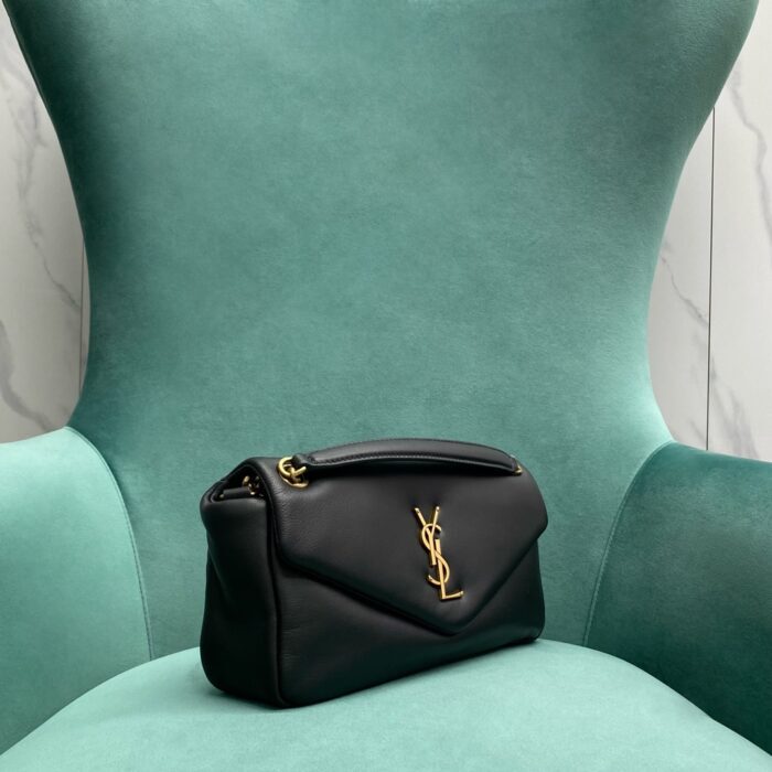 생로랑 칼립소 라지 그레인드 램스킨 블랙 734153 레플리카 미러급 SA급 S급 고퀄리티 최상급 하이엔드 가방 [여성] 4