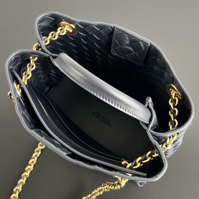 보테가베네타 스몰 안디아모 네이비 블랙 786008 레플리카 미러급 SA급 S급 고퀄리티 최상급 하이엔드 가방 [여성] 3