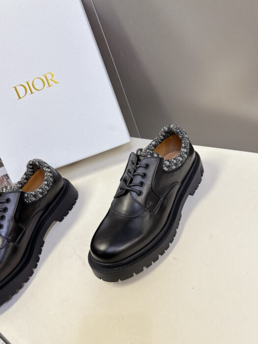 디올 이음 레더 구두 슈즈 오블리크 블루 베이지 레플리카 미러급 SA급 S급 고퀄리티 최상급 하이엔드 신발 [남성] 7