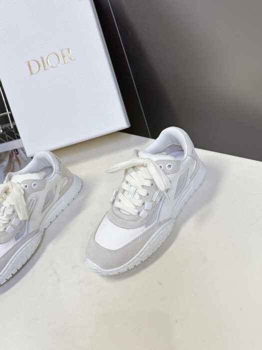 디올 테크 스니커즈 카프스킨 스웨이드 카프스킨 앤 트랜스패런트 메쉬 화이트 라이트 베이지 레플리카 미러급 SA급 S급 고퀄리티 최상급 하이엔드 신발 [남성여성공용] 7