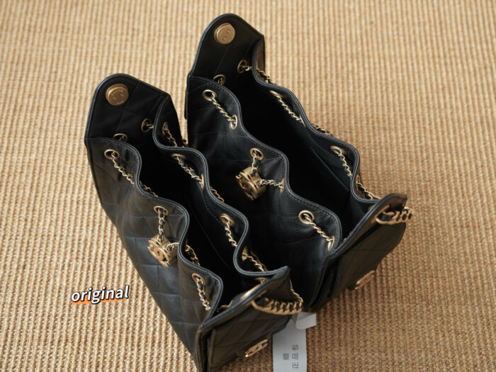 샤넬 25 미니 핸드백 그레인드 카프스킨 골드 메탈 블랙 레플리카 미러급 SA급 S급 고퀄리티 최상급 하이엔드 가방 [여성] 6