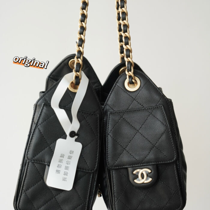 샤넬 25 미니 핸드백 그레인드 카프스킨 골드 메탈 블랙 레플리카 미러급 SA급 S급 고퀄리티 최상급 하이엔드 가방 [여성] 7