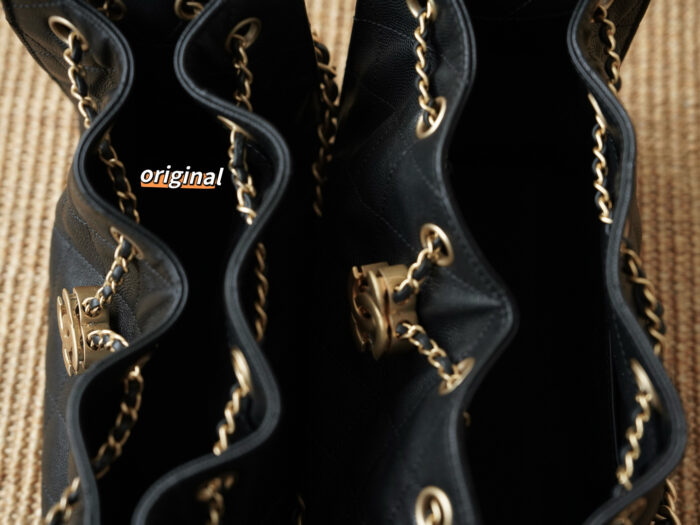샤넬 25 미니 핸드백 그레인드 카프스킨 골드 메탈 블랙 레플리카 미러급 SA급 S급 고퀄리티 최상급 하이엔드 가방 [여성] 8