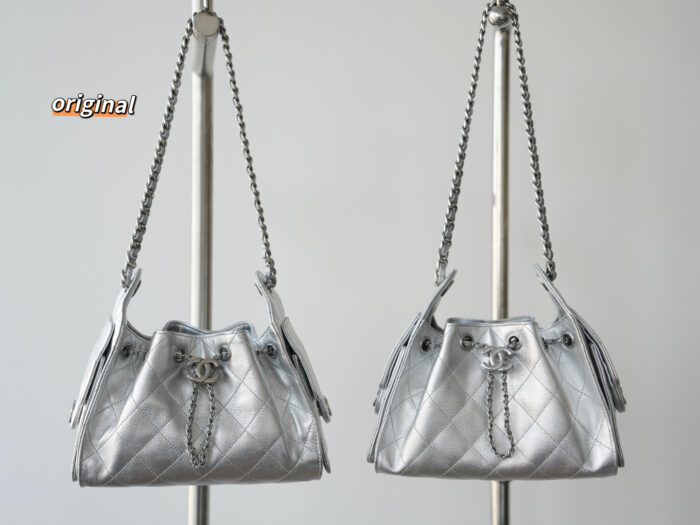 샤넬 25 미니 핸드백 그레인드 카프스킨 실버 메탈 실버 레플리카 미러급 SA급 S급 고퀄리티 최상급 하이엔드 가방 [여성] 2