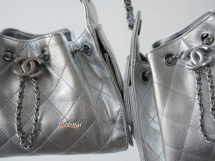 샤넬 25 미니 핸드백 그레인드 카프스킨 실버 메탈 실버 레플리카 미러급 SA급 S급 고퀄리티 최상급 하이엔드 가방 [여성] 7