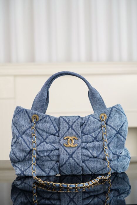 샤넬 맥시 보우 백 워시드 데님 골드 메탈 블루 레플리카 미러급 SA급 S급 고퀄리티 최상급 하이엔드 가방 [여성]