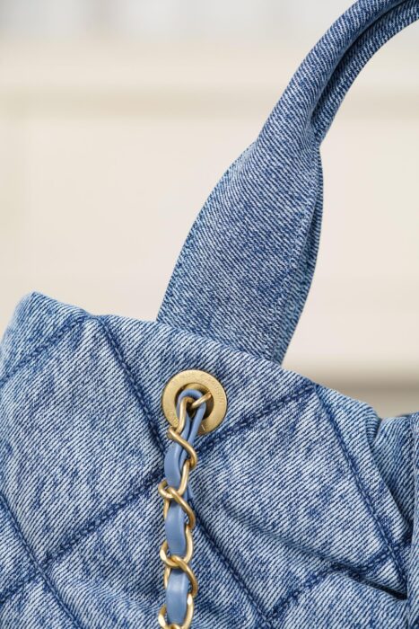 샤넬 맥시 보우 백 워시드 데님 골드 메탈 블루 레플리카 미러급 SA급 S급 고퀄리티 최상급 하이엔드 가방 [여성] 10