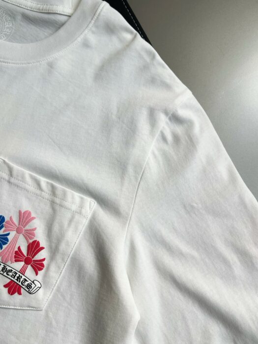 크롬하츠 컬러 십자가 패턴 긴팔티 화이트 레플리카 미러급 SA급 S급 고퀄리티 하이엔드 최상급 의류 [남성여성공용] 9