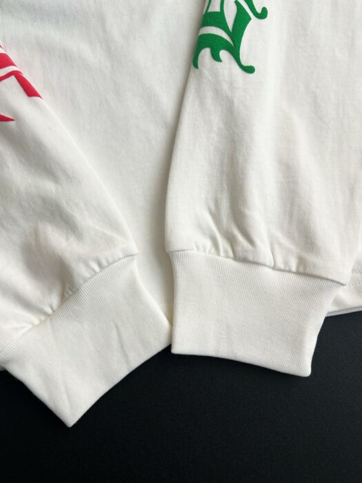 크롬하츠 컬러 십자가 패턴 긴팔티 화이트 레플리카 미러급 SA급 S급 고퀄리티 하이엔드 최상급 의류 [남성여성공용] 10