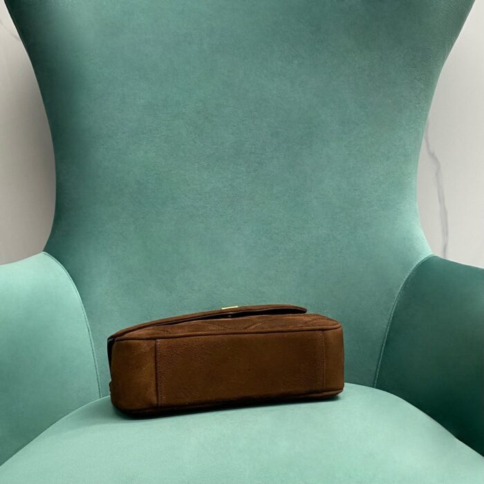 생로랑 루루 스몰 마테라쎄 스웨이드 브라운 커피 801437 레플리카 미러급 SA급 S급 고퀄리티 최상급 하이엔드 가방 [여성] 4