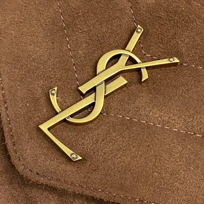 생로랑 루루 스몰 마테라쎄 스웨이드 브라운 커피 801437 레플리카 미러급 SA급 S급 고퀄리티 최상급 하이엔드 가방 [여성] 6