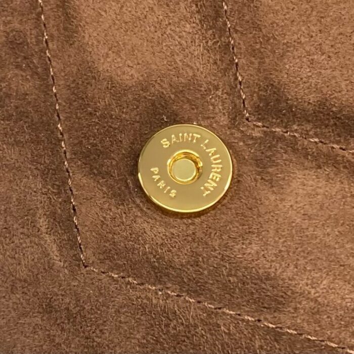 생로랑 루루 스몰 마테라쎄 스웨이드 브라운 커피 801437 레플리카 미러급 SA급 S급 고퀄리티 최상급 하이엔드 가방 [여성] 7