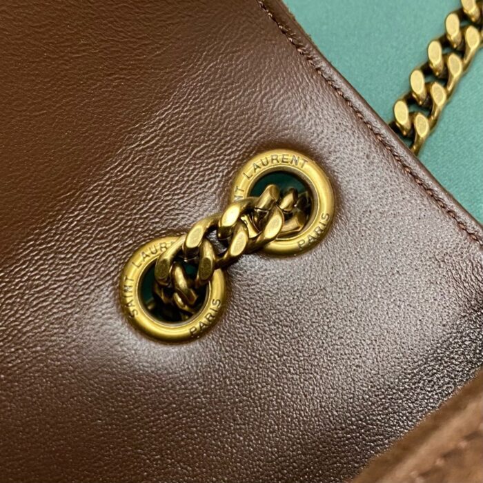 생로랑 루루 스몰 마테라쎄 스웨이드 브라운 커피 801437 레플리카 미러급 SA급 S급 고퀄리티 최상급 하이엔드 가방 [여성] 9