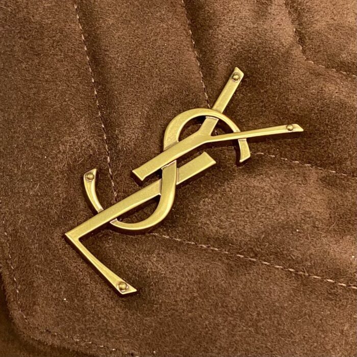 생로랑 루루 미디움 마테라쎄 스웨이드 브라운 커피 801439 레플리카 미러급 SA급 S급 고퀄리티 최상급 하이엔드 가방 [여성] 7