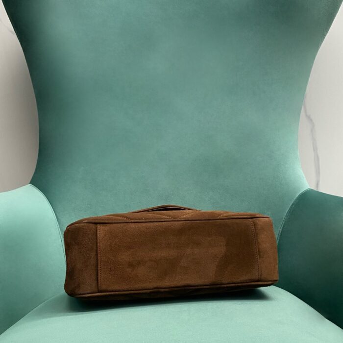 생로랑 루루 미디움 마테라쎄 스웨이드 브라운 커피 801439 레플리카 미러급 SA급 S급 고퀄리티 최상급 하이엔드 가방 [여성] 5