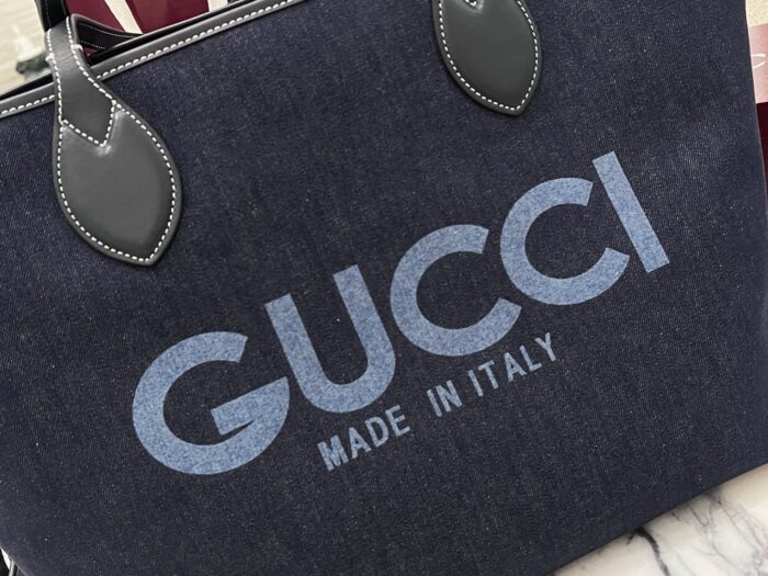 구찌 토티시마 미디움 리버시블 토트백 다크 블루 데님 베이지 블루 820481 레플리카 미러급 SA급 S급 고퀄리티 최상급 하이엔드 가방 [여성] 6