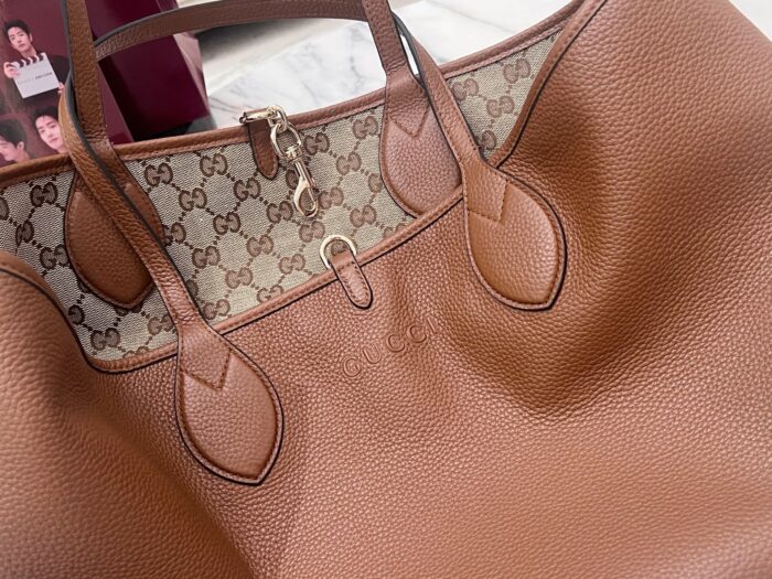 구찌 토티시마 미디움 리버시블 토트 백 브라운 839112 레플리카 미러급 SA급 S급 고퀄리티 최상급 하이엔드 가방 [여성] 9